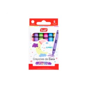 TRABI CRAYON JUMBO PASTEL x 6u